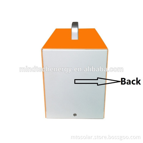 Portable solar power system with calendar